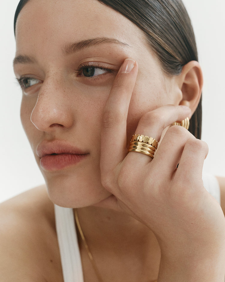 Kirstin Ash - Steadfast Ring Gold