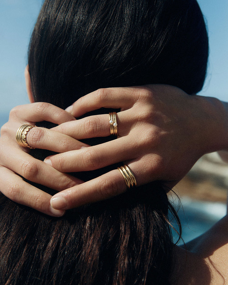 Kirstin Ash - Steadfast Ring Gold