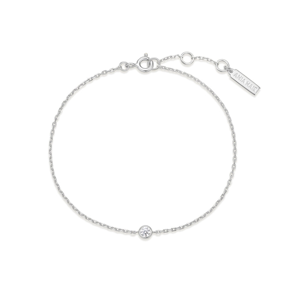 Ania Haie Bezel Bracelet Silver