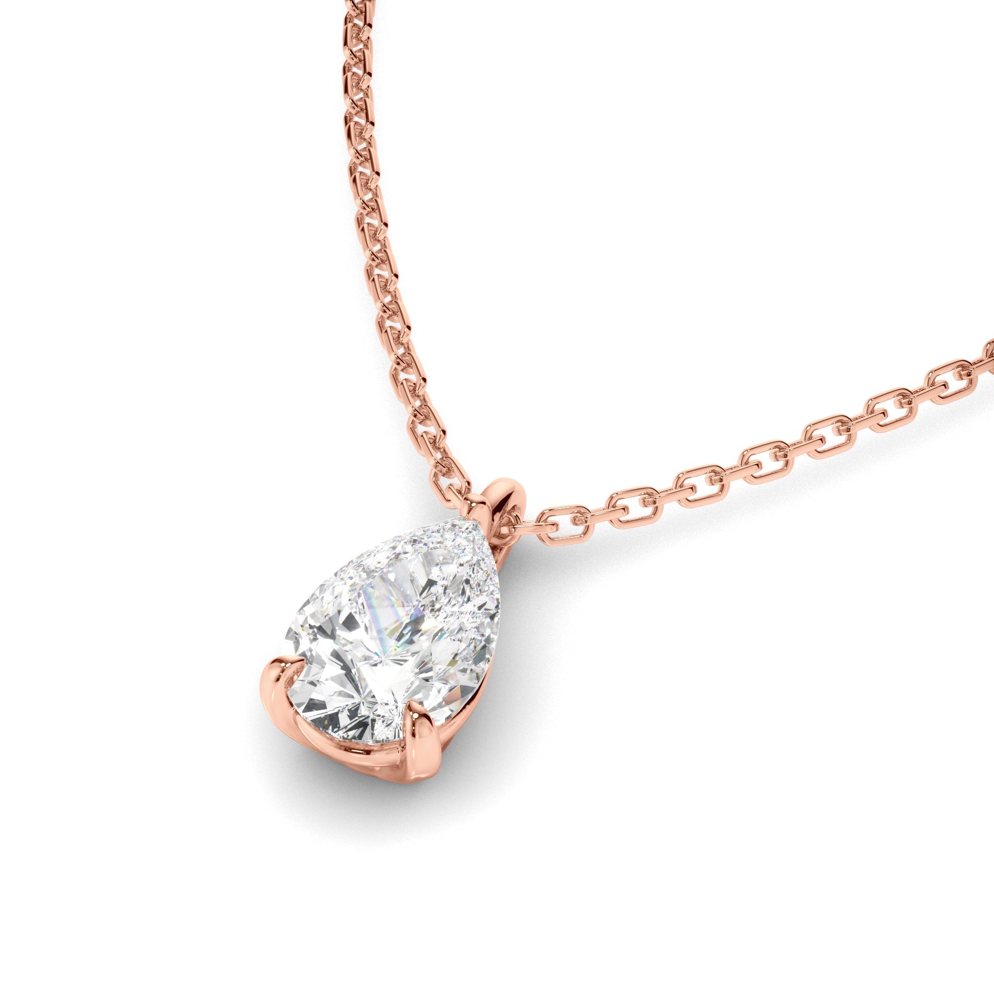 Pear Cut Diamond Pendant