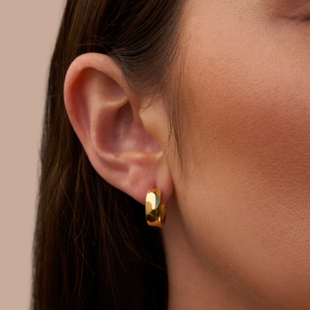 EL&RO Sofia Hoops Gold