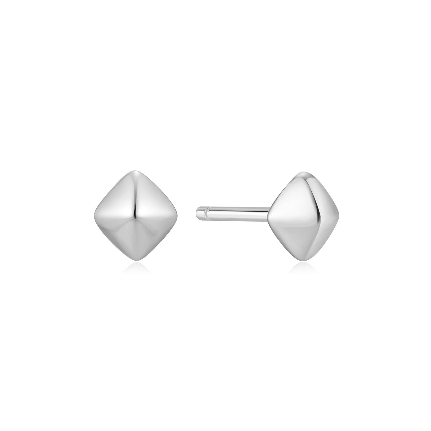 Ania Haie Pyramid Studs Silver