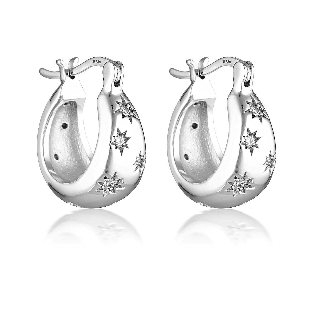 EL RO Ara Hoops Silver