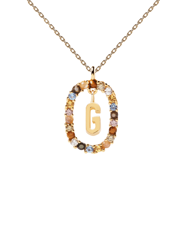 Letter 2025 g necklace