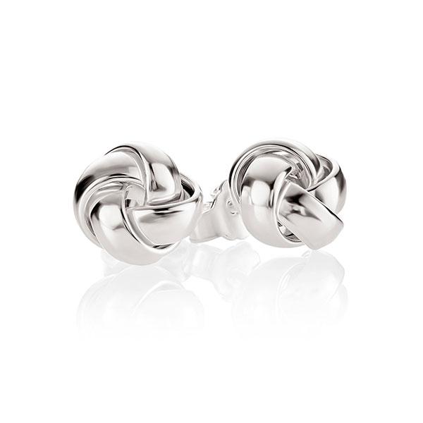 Sterling Silver Knot Studs