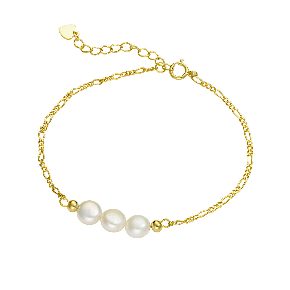 Purity Pearl Bracelet Gold