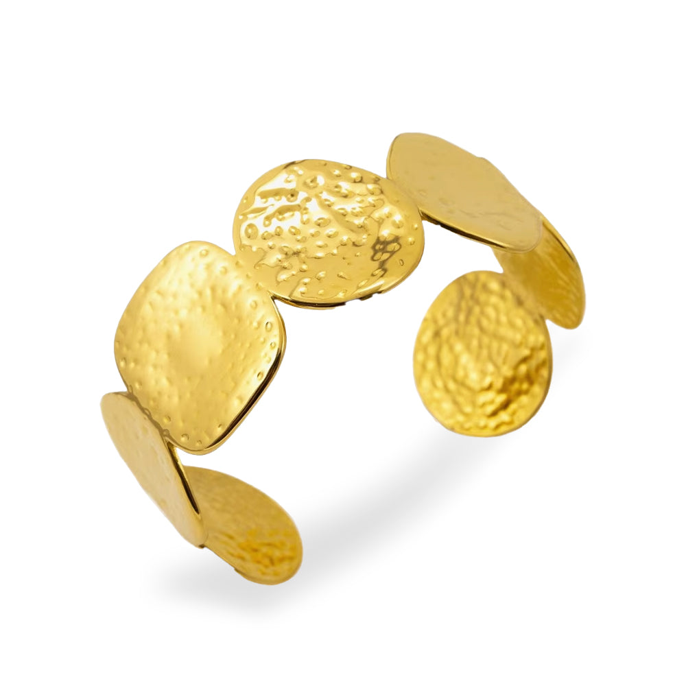 Aurora Cuff Bangle Gold