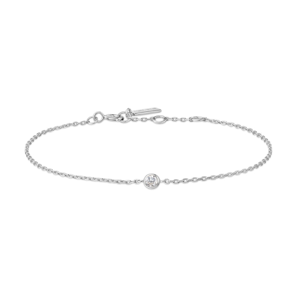 Ania Haie Bezel Bracelet Silver