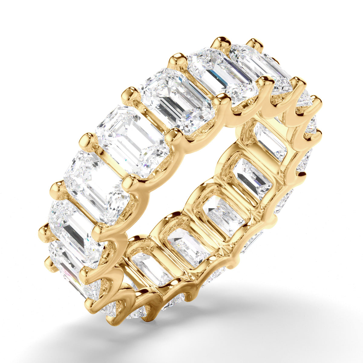 Emerald Cut Diamond Eternity Ring