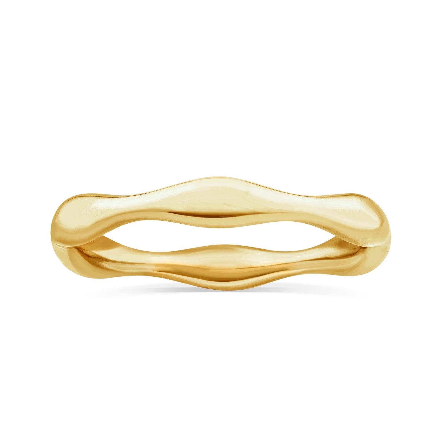 22K Gold Vermeil Bamboo Ring