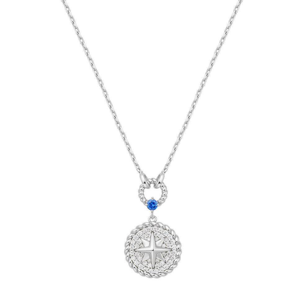 Ania Haie Star Signet Necklace Silver