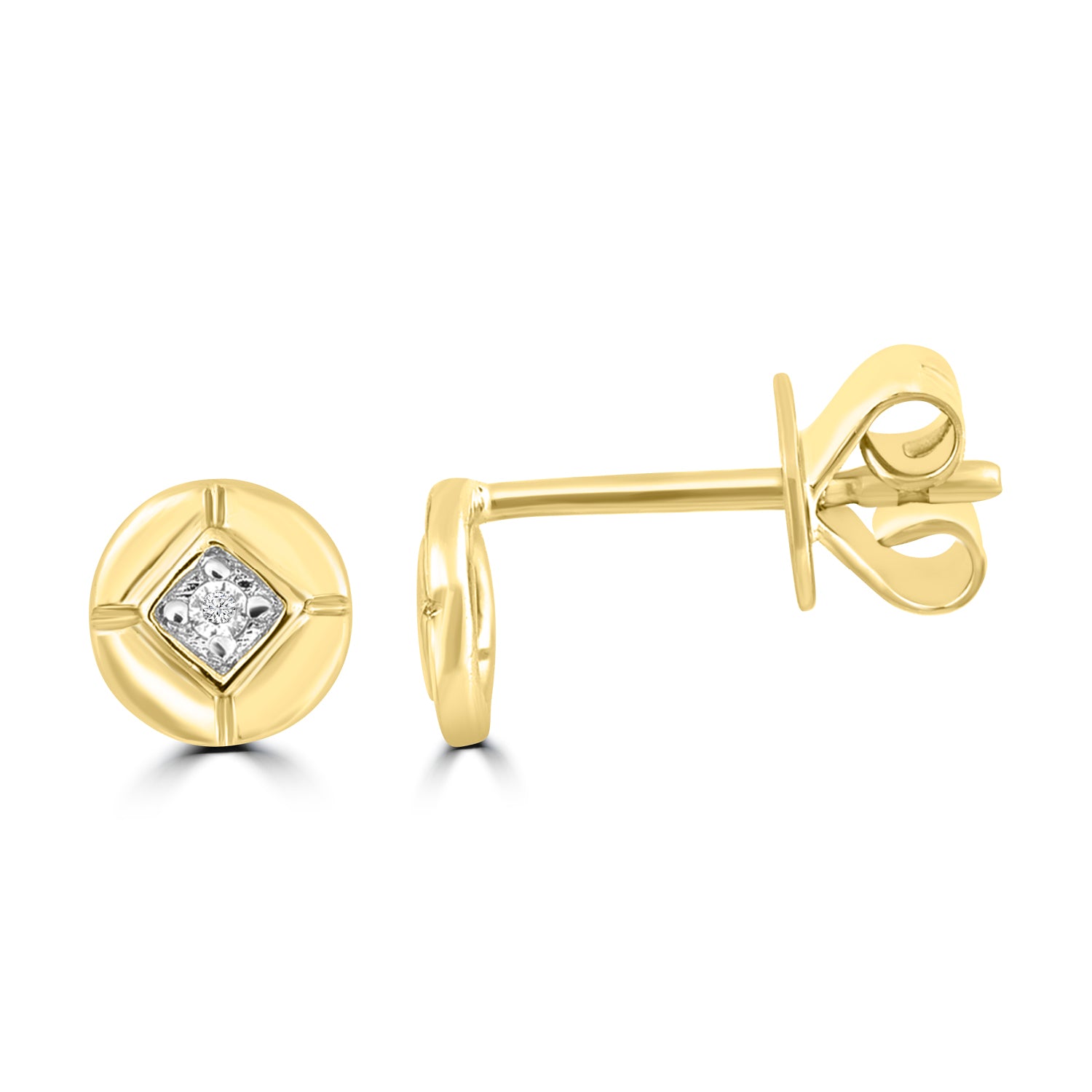 9k Solid Gold Petite Studs