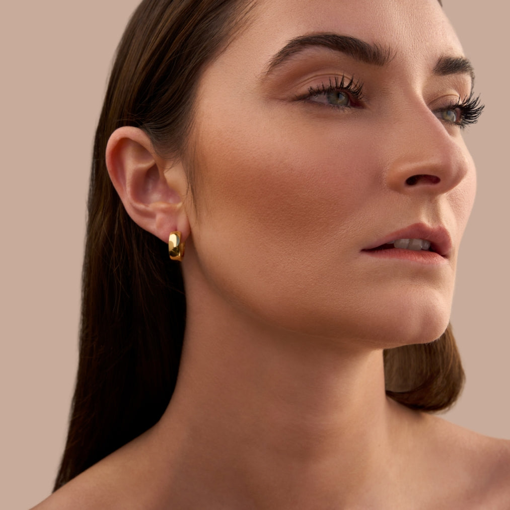 EL&RO Sofia Hoops Gold