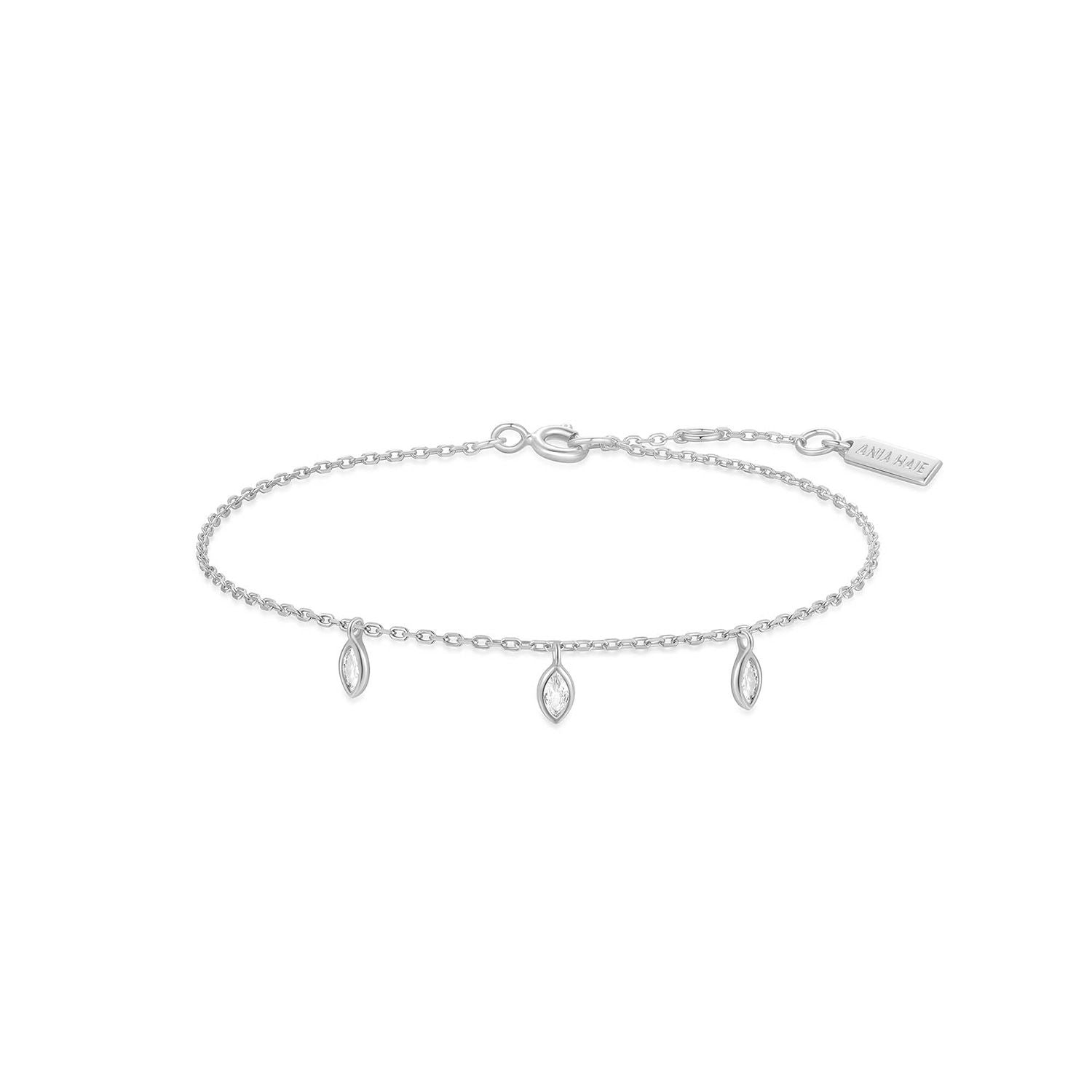 Ania Haie Sparkling Triple Bracelet Silver