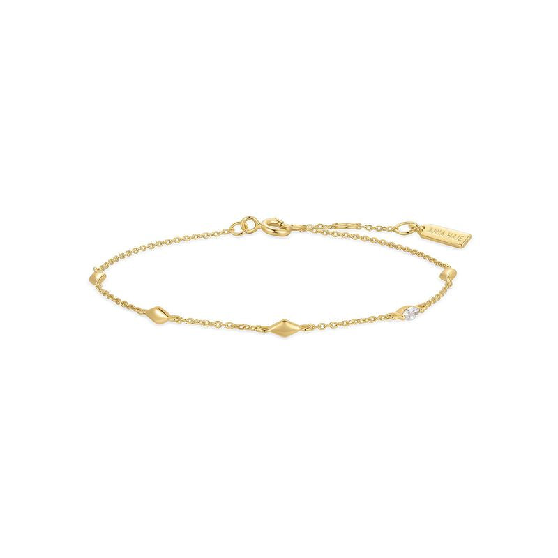 Ania Haie Rhombus Bracelet Gold
