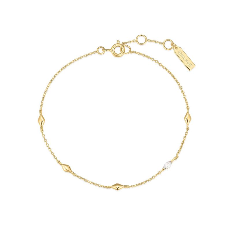 Ania Haie Rhombus Bracelet Gold