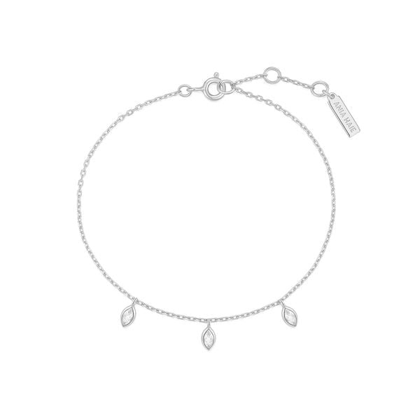 Ania Haie Sparkling Triple Bracelet Silver