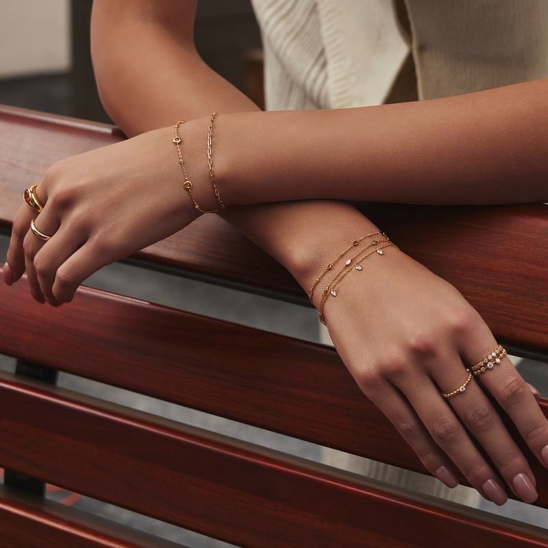 Ania Haie Rhombus Bracelet Gold