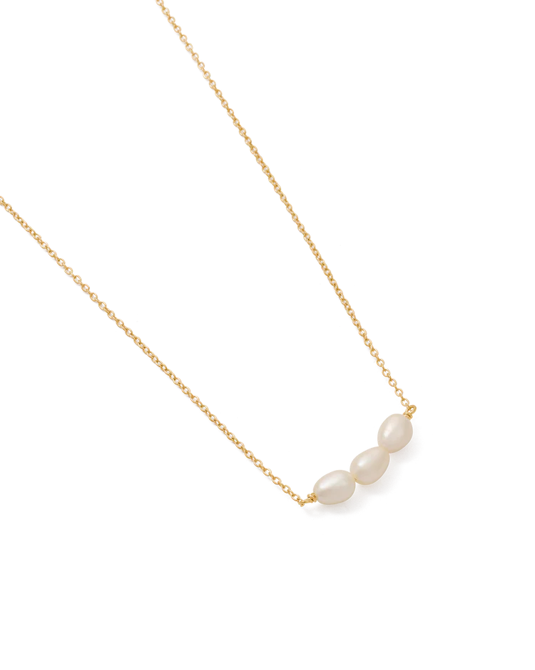 Kirstin Ash - Isole Pearl Necklace (Gold)