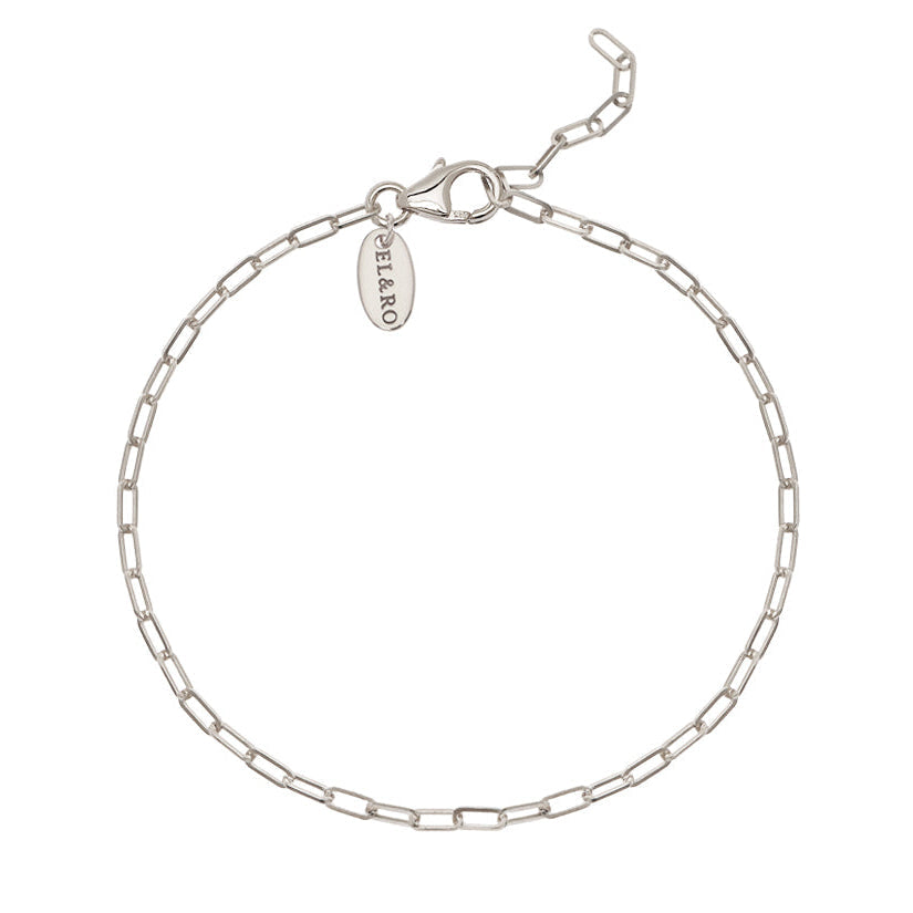 EL&RO Lola Link Bracelet Silver