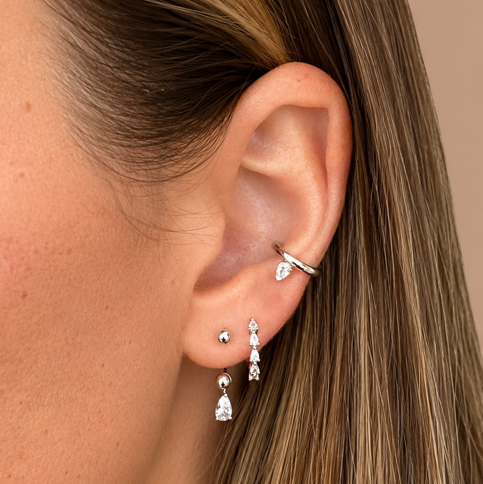 EL&RO Thea Ear Cuff Silver