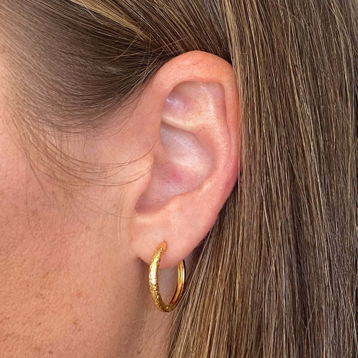 EL&RO Vivi Hoops 20mm Gold