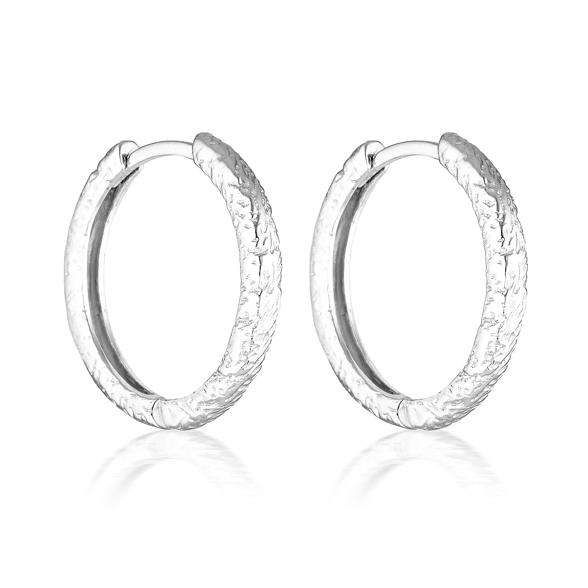 EL&RO Vivi Hoops 20mm Silver