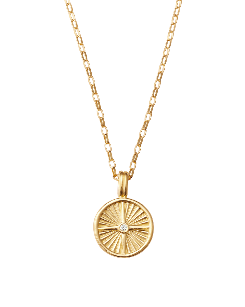 KIRSTIN ASH - Wander Coin Necklace Gold