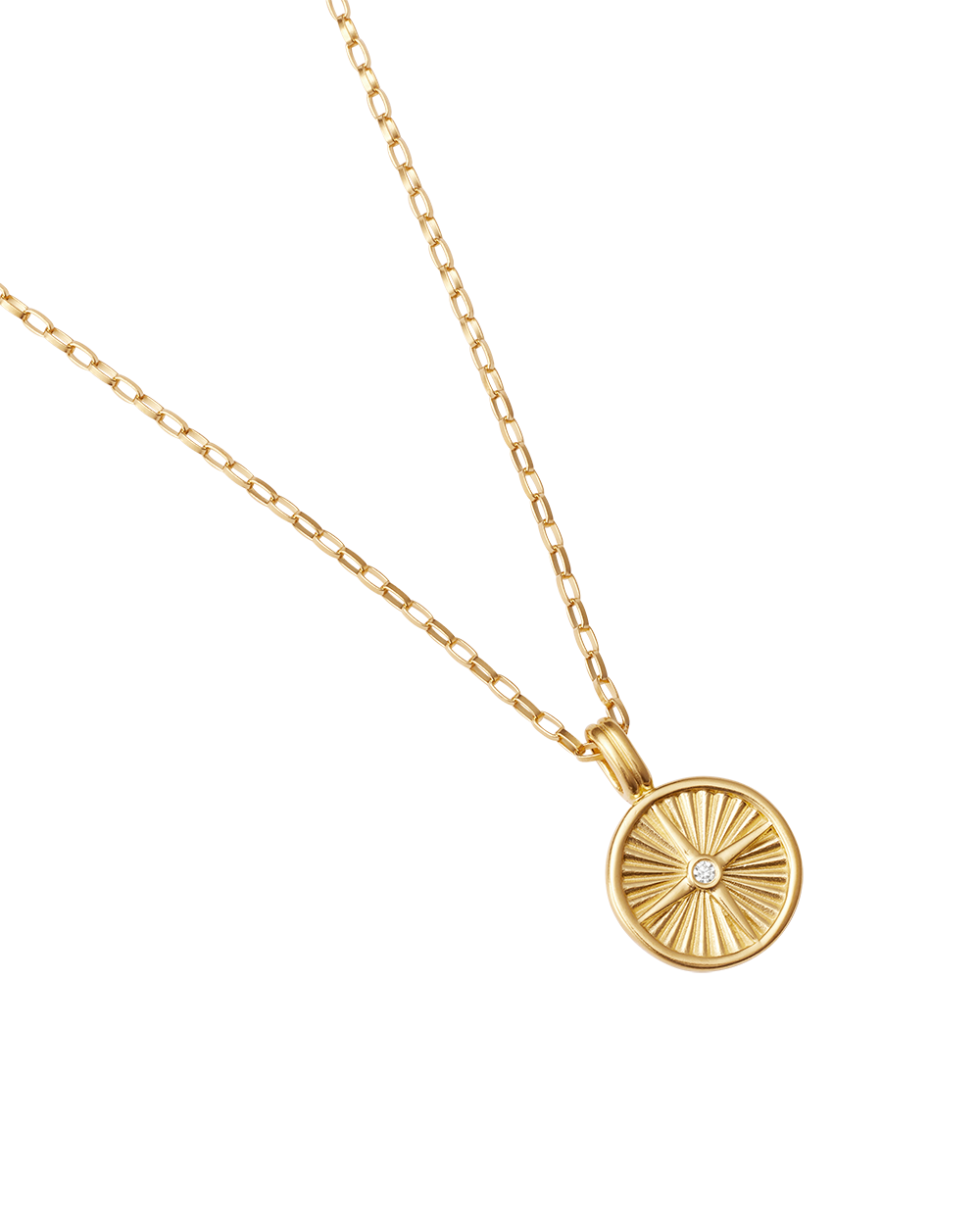 KIRSTIN ASH - Wander Coin Necklace Gold