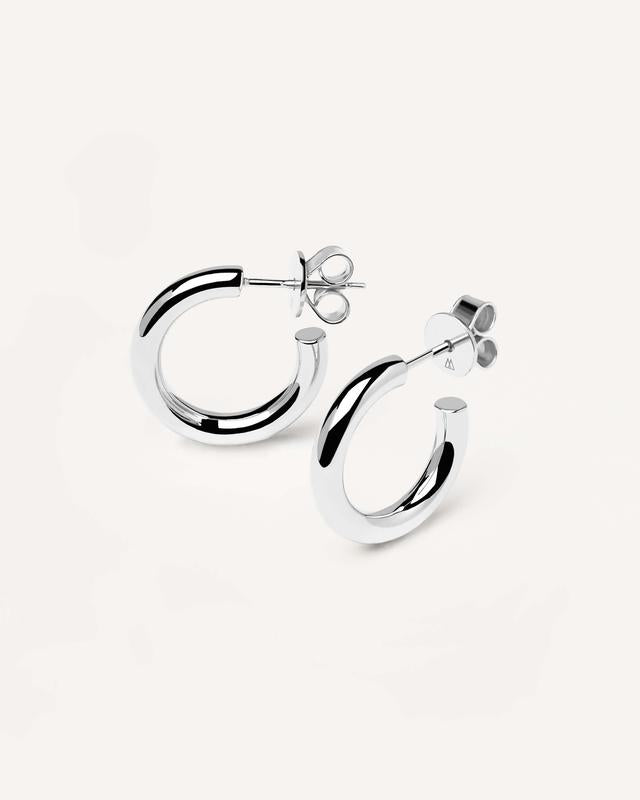 PDPAOLA - Medium Cloud Silver Earrings