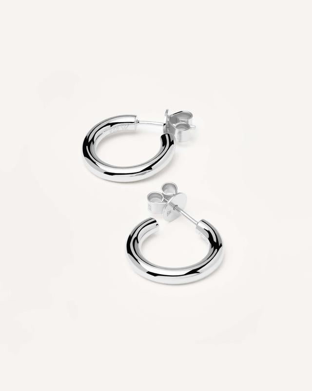 PDPAOLA - Medium Cloud Silver Earrings
