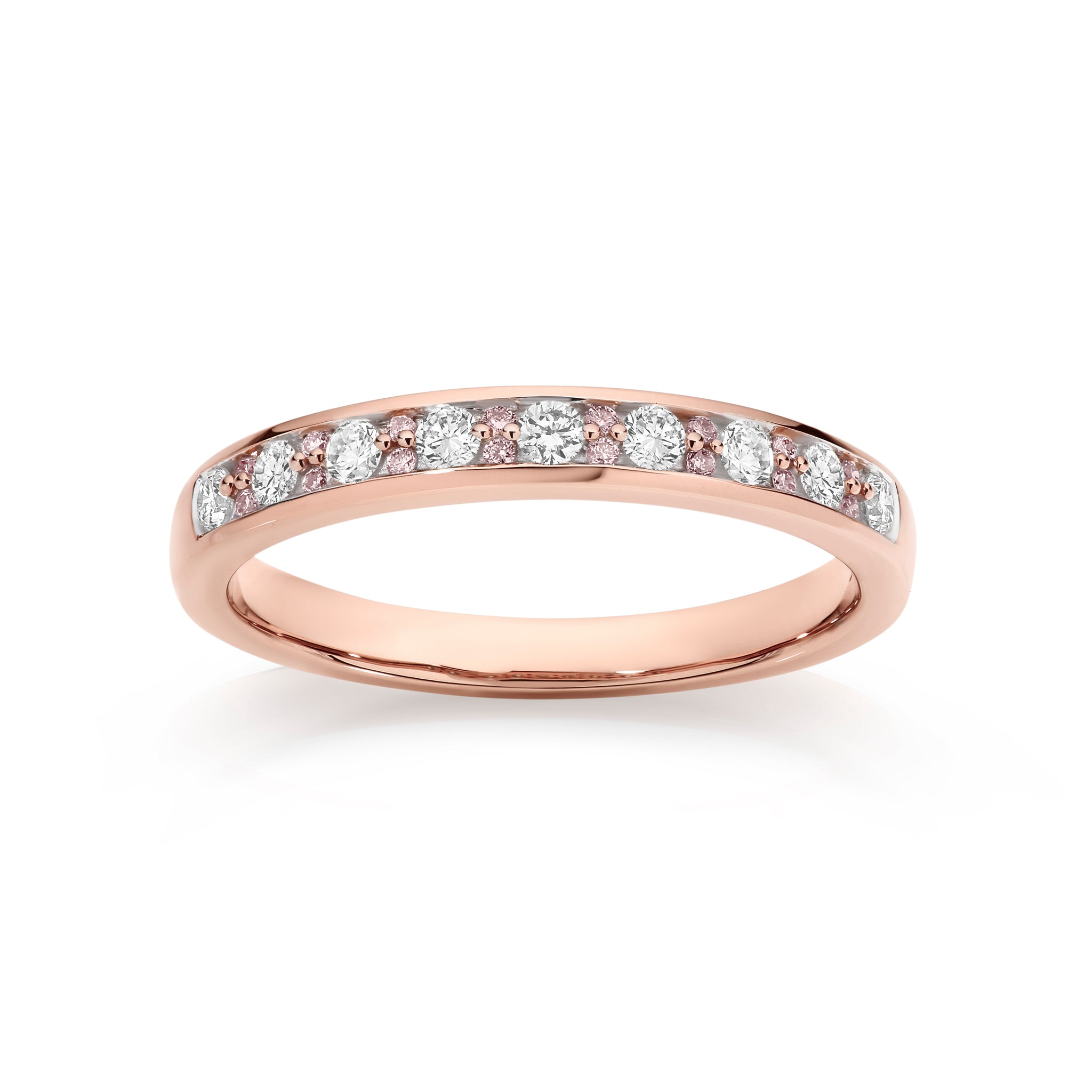 9ct Rose Gold Australian Pink Diamond Ring