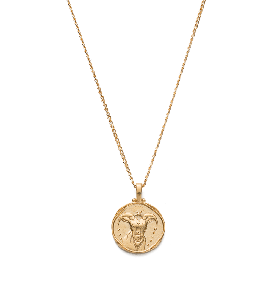 KIRSTIN ASH - Capricorn Zodiac Gold Vermeil Necklace