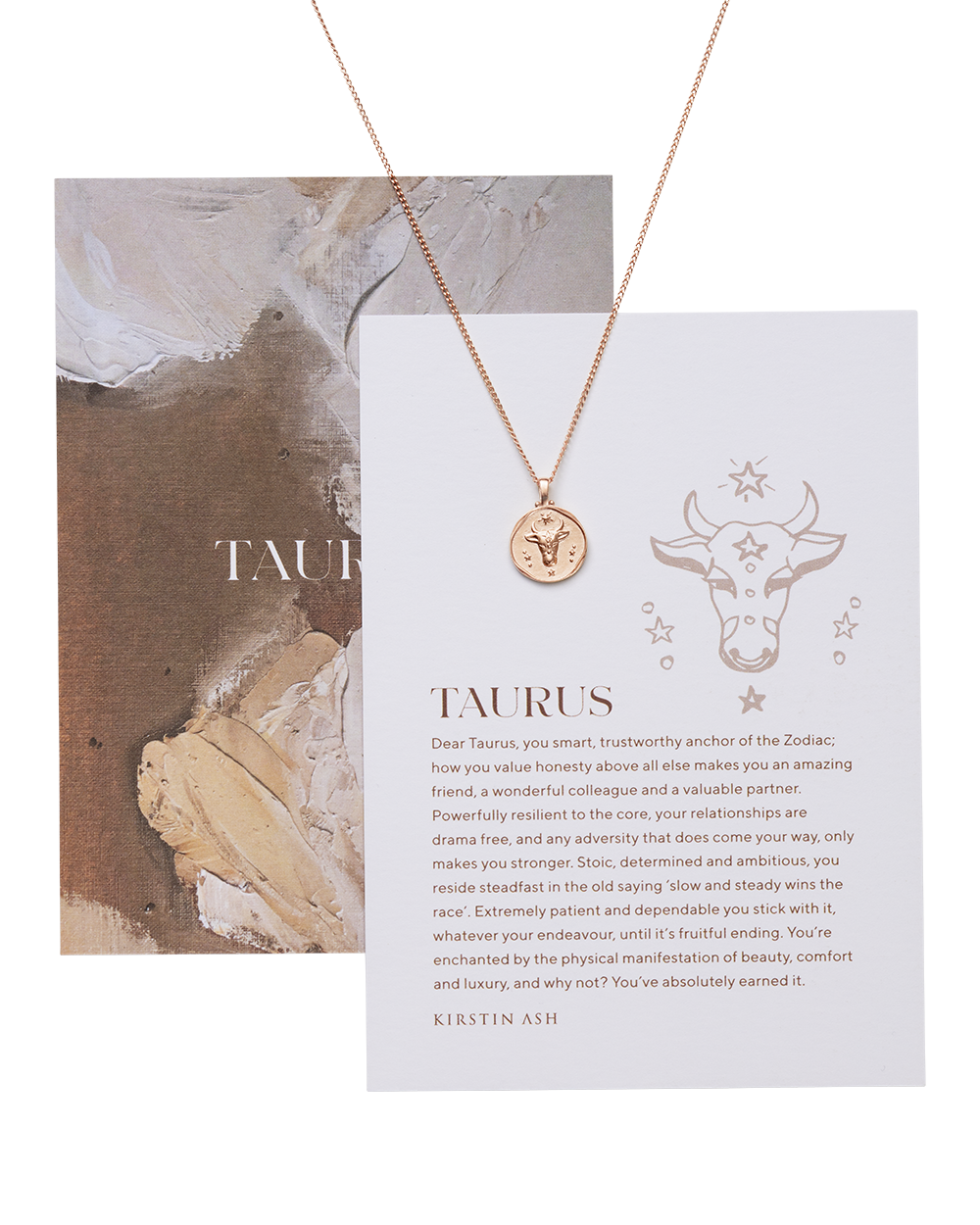 KIRSTIN ASH - Taurus Zodiac Necklace 18K Vermeil